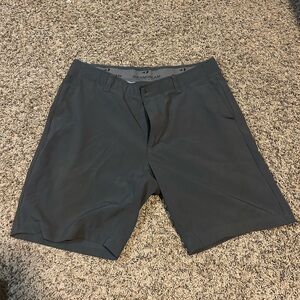 Grand Slam Men's Charcoal Flat Front Shorts